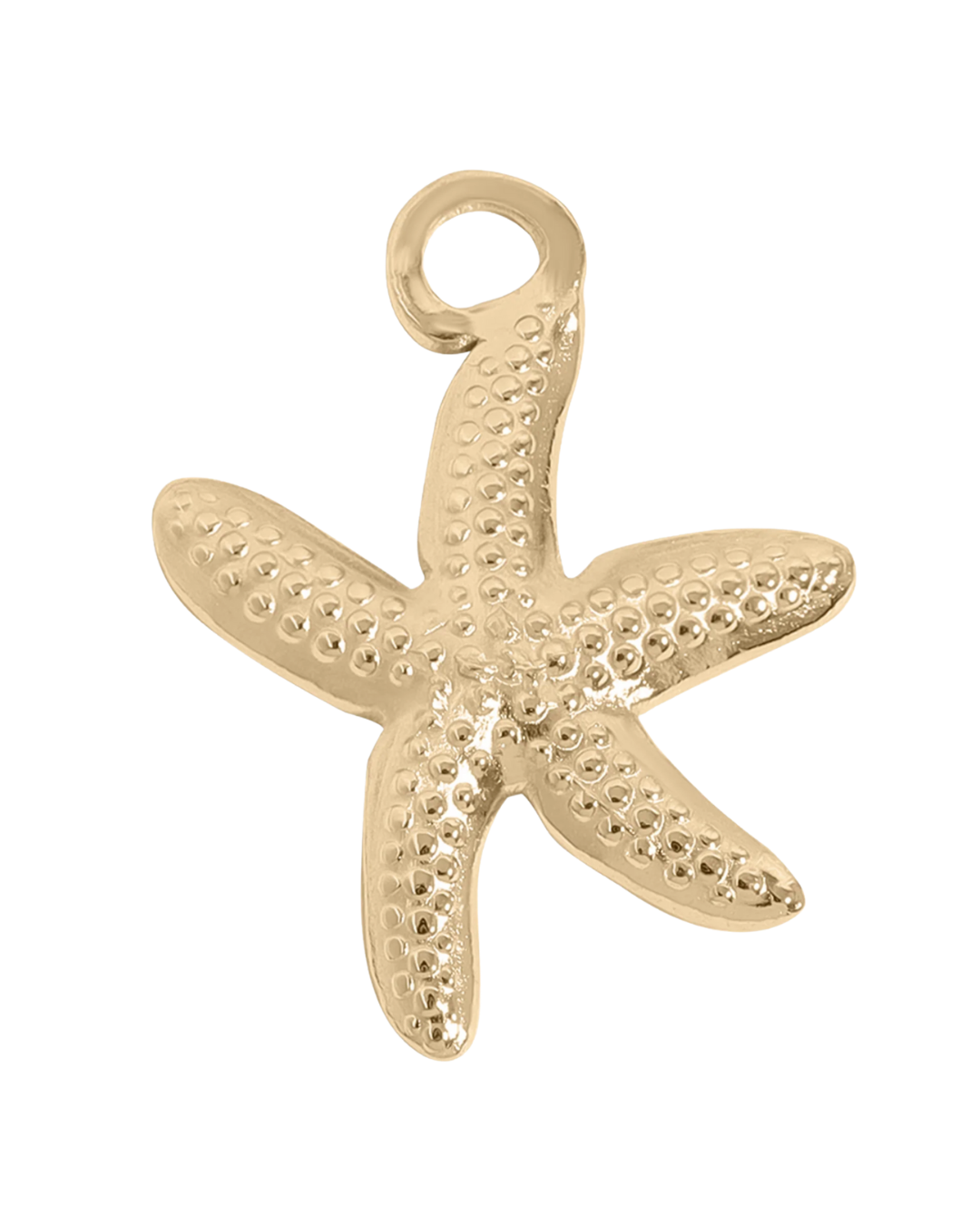 Starfish 18K Gold PVD Stainless Steel Charm/Pendant - Waterproof