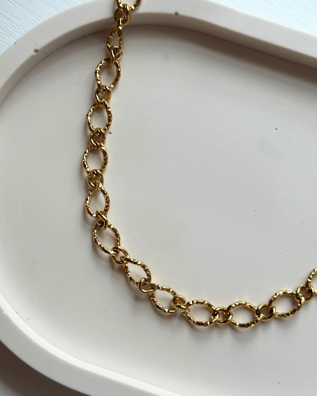 Curb Chain 18K Gold PVD Stainless Steel