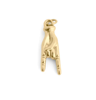 I LOVE YOU Hand - 18K Gold PVD