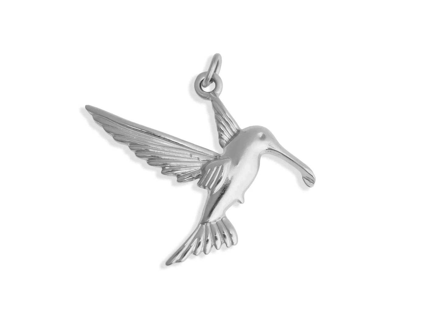 Stainless Steel Humming Bird Charm - waterproof