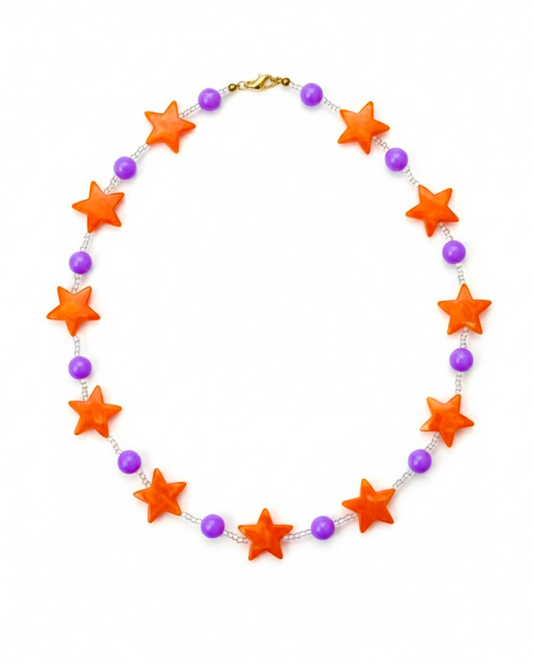Lilac Stars necklace