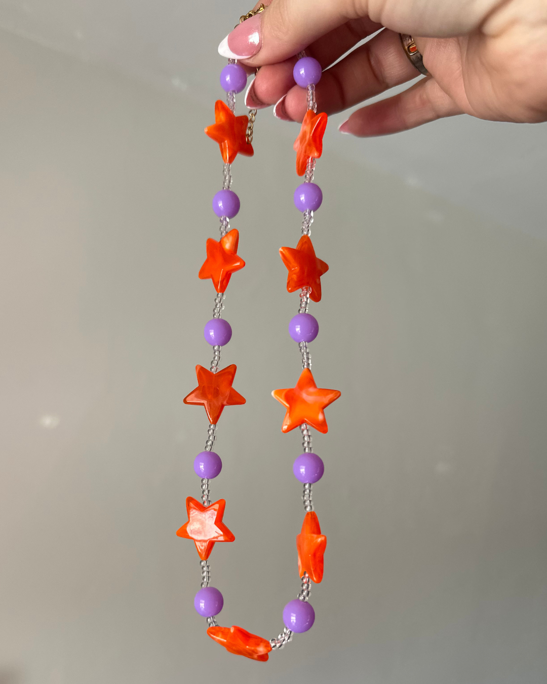 Lilac Stars necklace