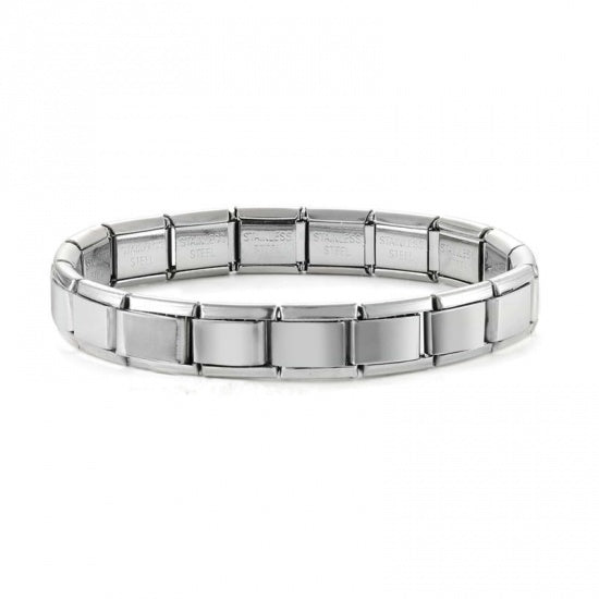 Stainless Steel Italian Charm Bracelet