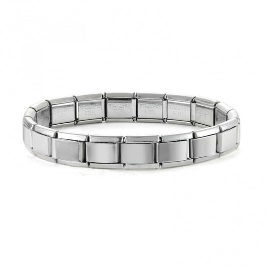 Stainless Steel Italian Charm Bracelet