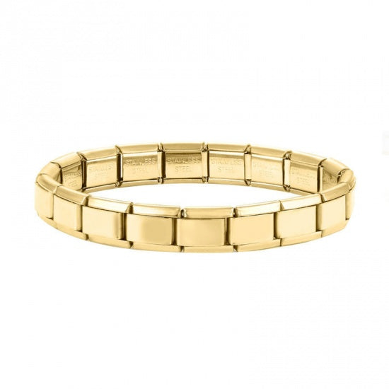 Full Gold Plated Italian Charm Bracelet