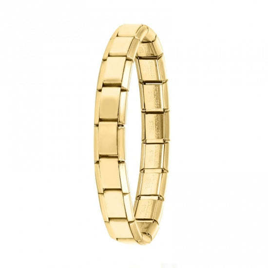 Full Gold Plated Italian Charm Bracelet