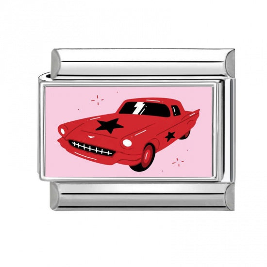 Hot Rod Stainless Steel Italian Charm