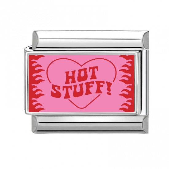 Hot Stuff Stainless Steel Italian Charm