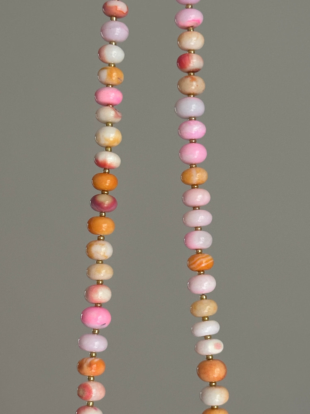 The Creamsicle - Opal Beaded Necklace