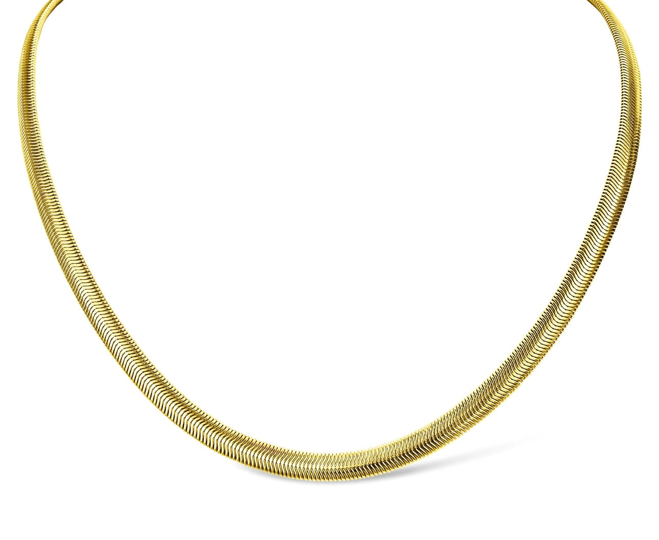 The Snake Chain - 18K Gold PVD Coated Necklace
