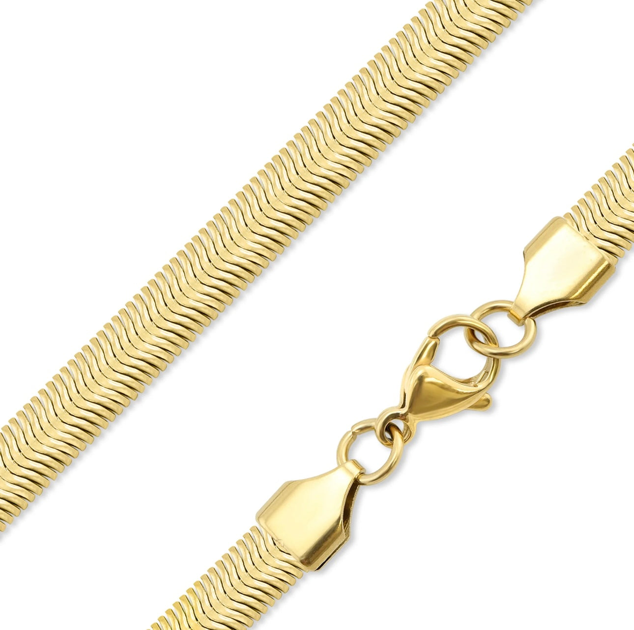 The Snake Chain - 18K Gold PVD Coated Necklace