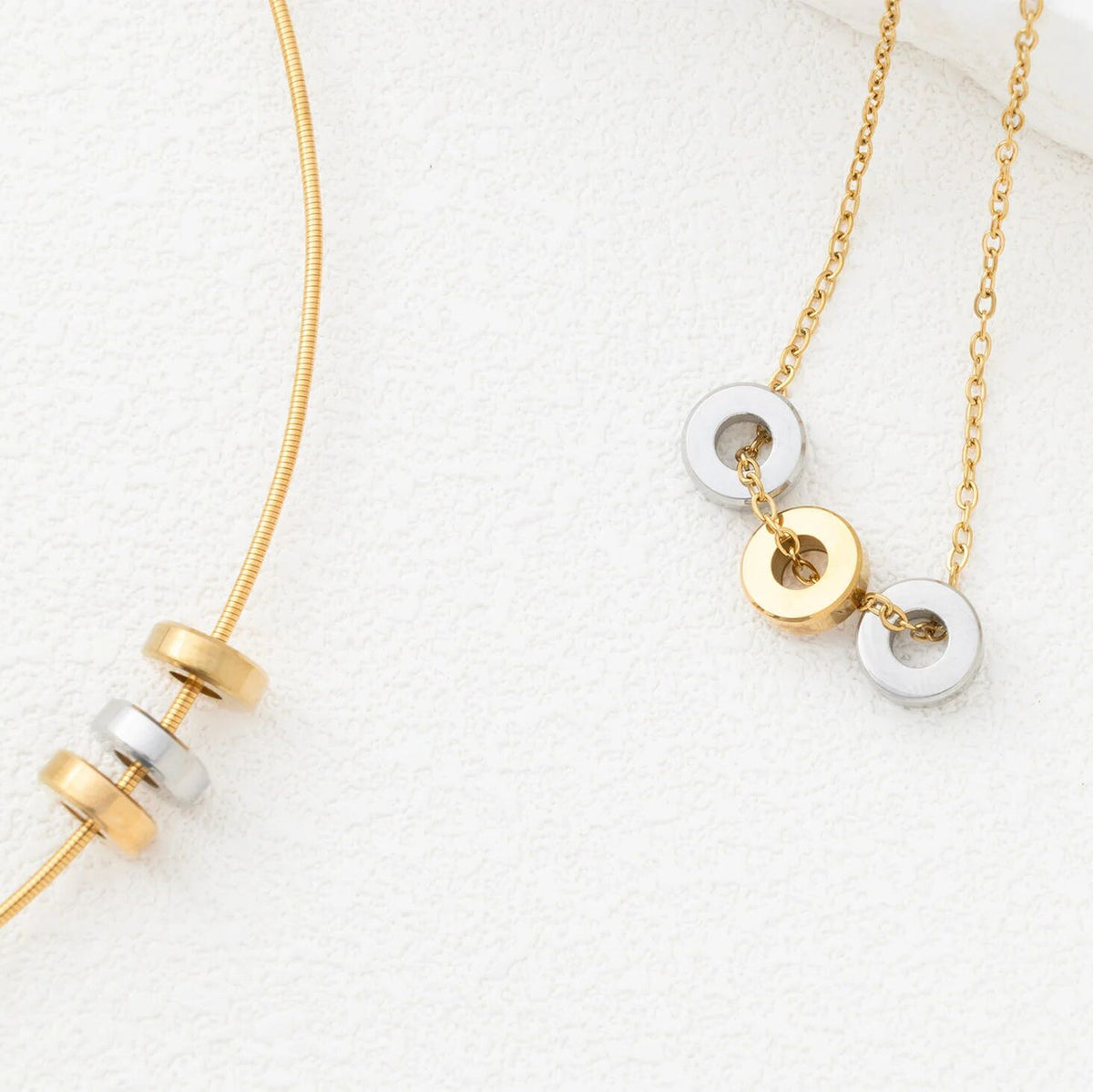 18K PVD Stainless Steel- Collar Necklace