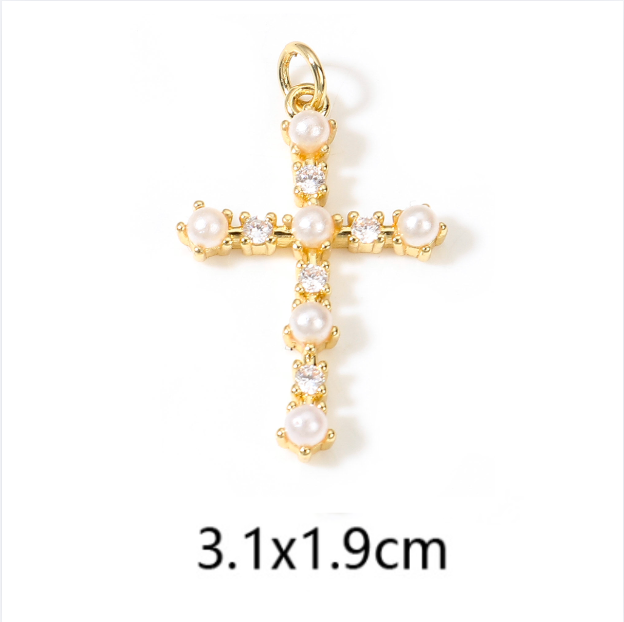 Pearl Cross Pendant