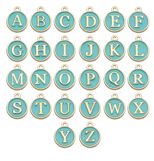 Blue Coin Letters