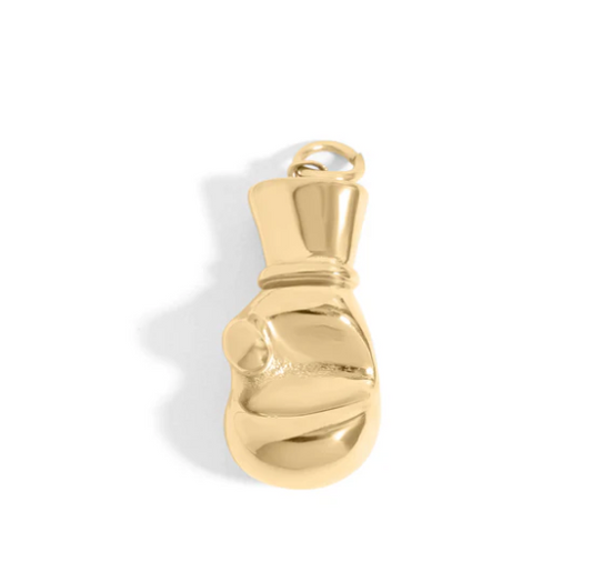 Boxing Glove Charm 18K Gold PVD