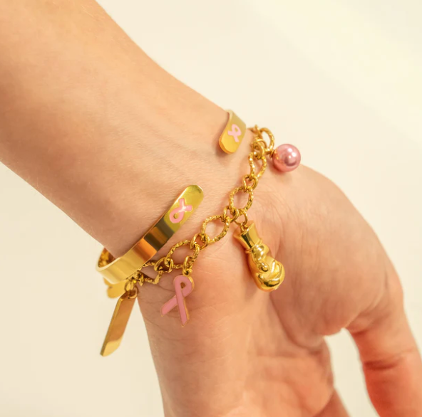 Boxing Glove Charm 18K Gold PVD