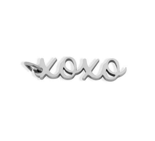 Stainless Steel XOXO Charm