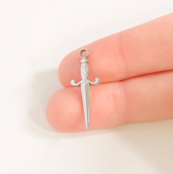 Stainless Steel Dagger/Sword Charm