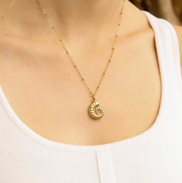 Stainless Steel Shell Charm