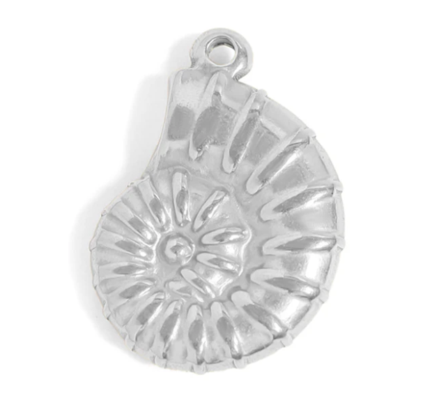 Stainless Steel Shell Charm