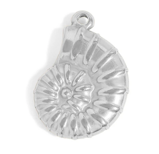 Stainless Steel Shell Charm