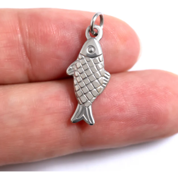 Stainless Steel Fish Charm