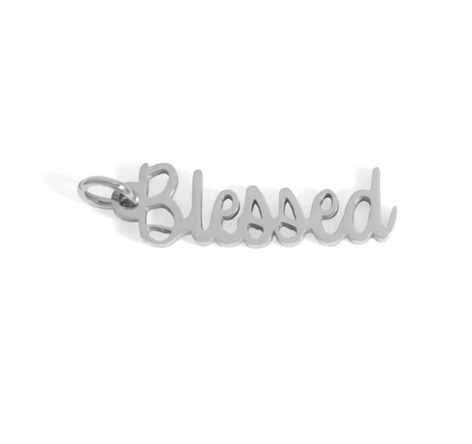 Stainless Steel Blessed Charm