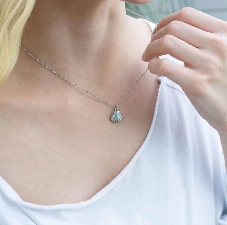 Stainless Steel crimped Oval Chain Necklace