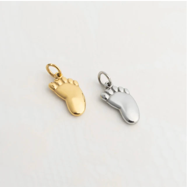 Kids Footprint PVD Charm