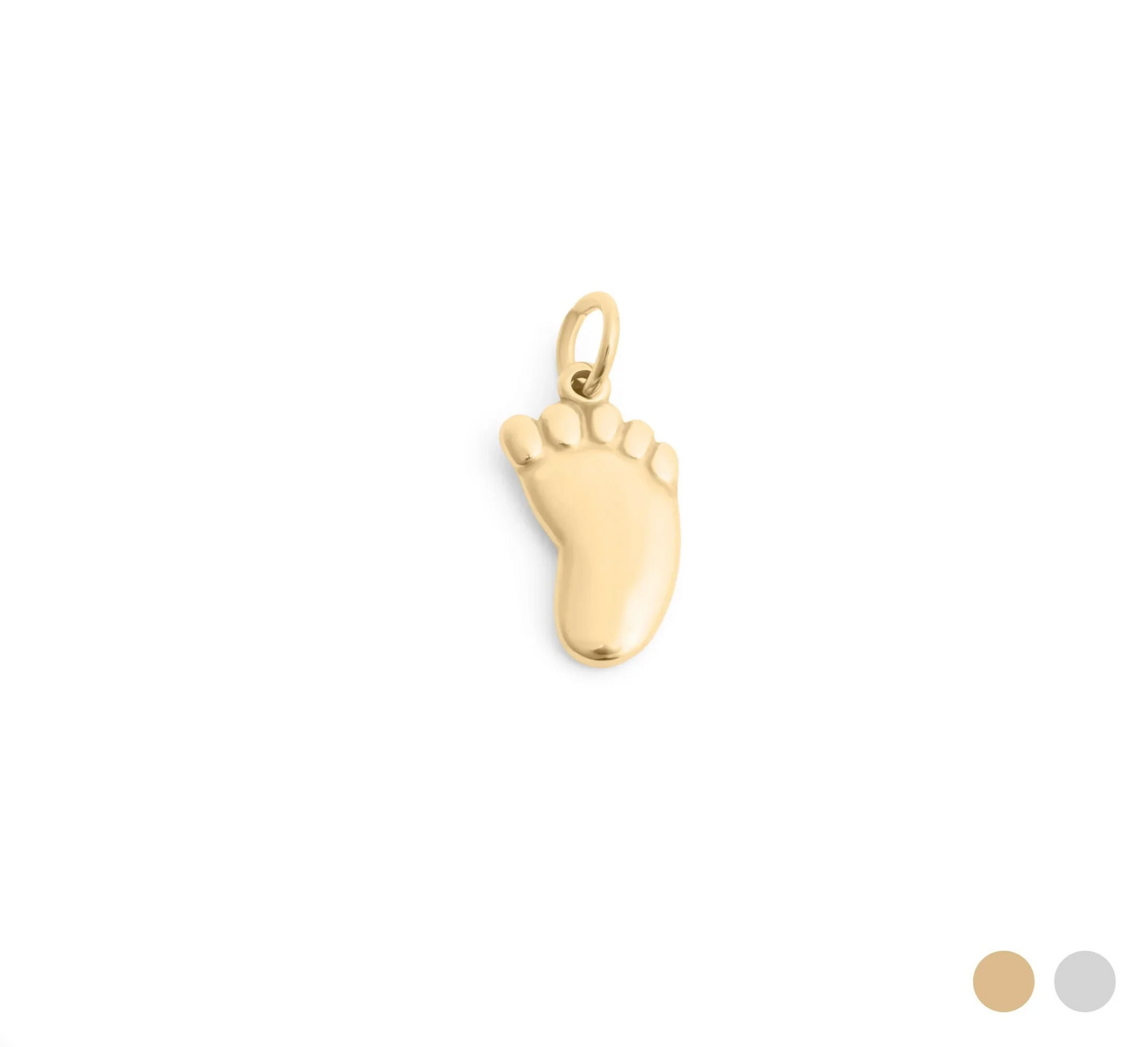 Kids Footprint PVD Charm