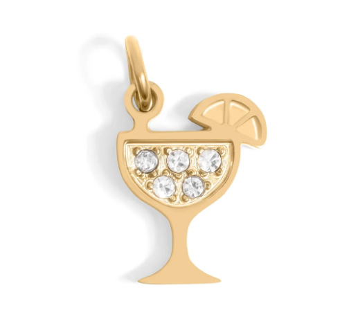 Cocktail Charm 18 K Gold PVD