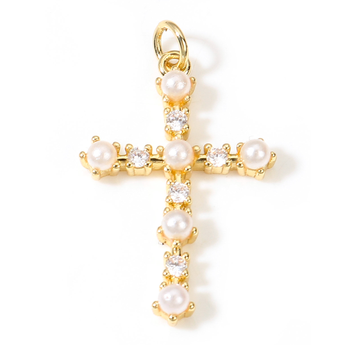 Pearl Cross Pendant