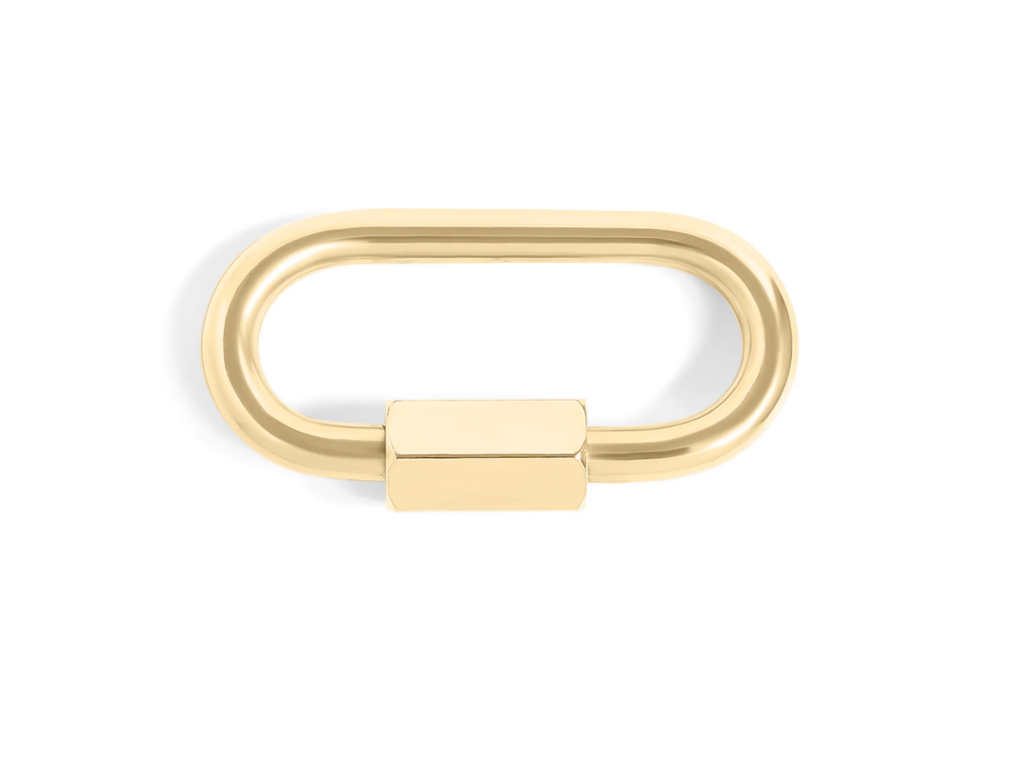 18K Gold PVD Stainless Steel Classic Carabiner
