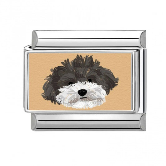 Doodle Dog Stainless Steel Italian Charm